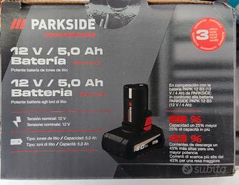 parkside performance batteria 5ah ampere 12 v