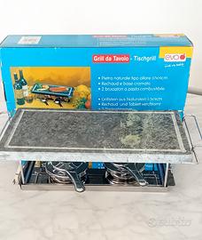 Grill da tavolo incpietra naturale tipo ollare