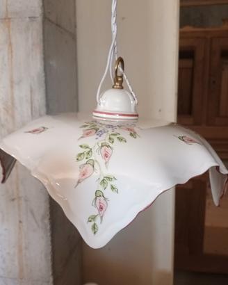 lampadario ceramica 