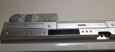 LETTORE VHS DVD COMBI VIDEOREGISTRATORE 6 TESTINE 
