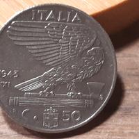 moneta 50 centesimi 1943