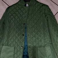 Giacca trapuntata verde