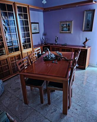 tavolo con sedie allungabile 