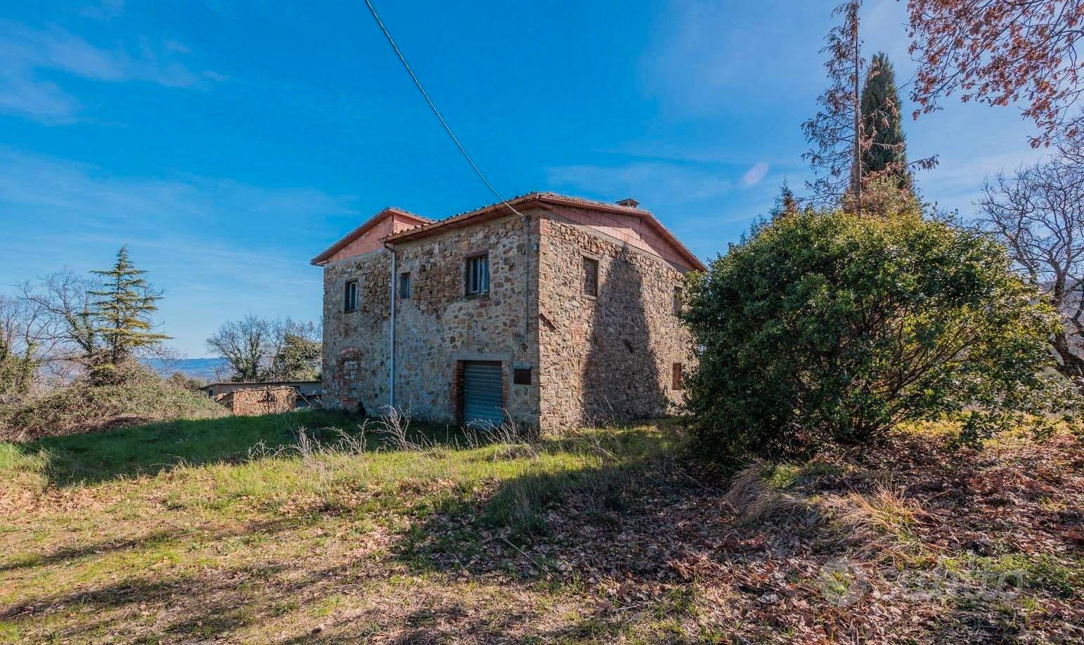 Rustico in pietra con 19 ha di terreno Laiatico - Vista 2