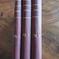 Antico Libro 1928 “Sommario storico” in 3 volumi