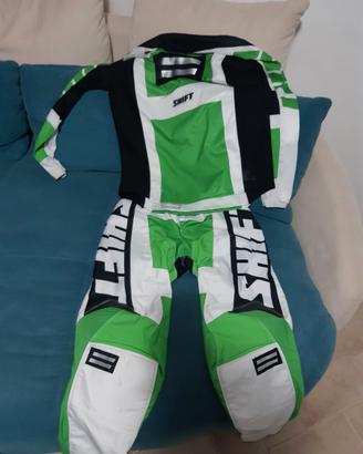 Completo motocross Shift taglia S