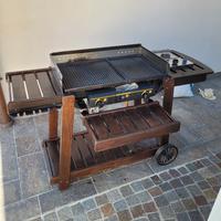 Barbecue Sandrigo a Gas con piastre in ghisa!!!
