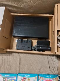 nintendo wii u con scatola  + 5 giochi