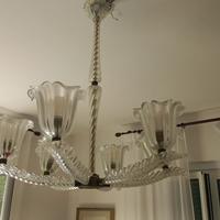 Lampadario in vetro