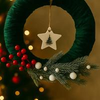 Ghirlande natalizie per porta