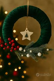 Ghirlande natalizie per porta