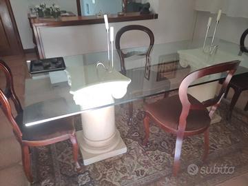 Tavolo in Cristallo
