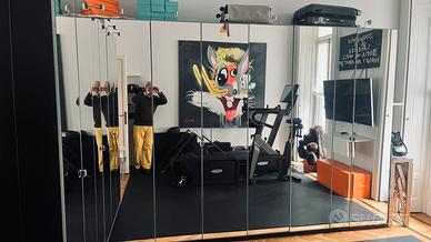 Serie armadi ante specchio IKEA mod. PAX
