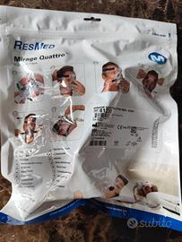Maschera Resmed Mirage quattro+tubo+10 filtri