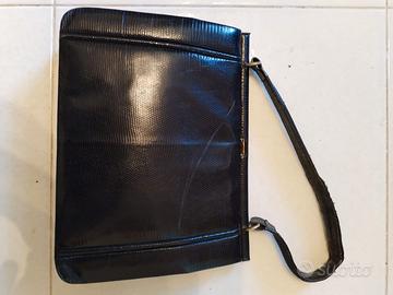 Borsa in pelle di lucertola anni 50