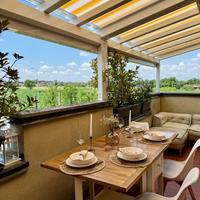 Pergola: copertura policarbonato - tenda elettrica
