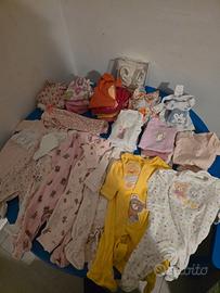 Set di vestiti neonata da 0, 4 mese, 33pezzi
