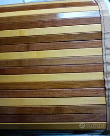 tappeti in bamboo marroni/beige 50 x 300 cm