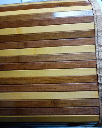 tappeti in bamboo marroni/beige 50 x 300 cm