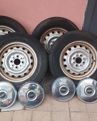 Cerchi completi per fiat 127/128