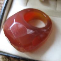 Anello Corniola Briolè Anni'90 Grande