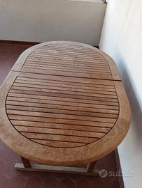 tavolo allungabile da esterno
