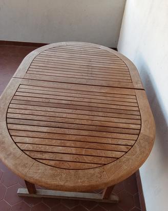 tavolo allungabile da esterno