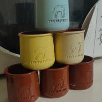set 6 bicchieri terracotta