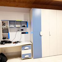 Armadio Scrivania e Cassettiera Cameretta BLU