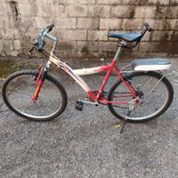Bici MTB con 18 rapporti e seggiolino nuovo bimbi