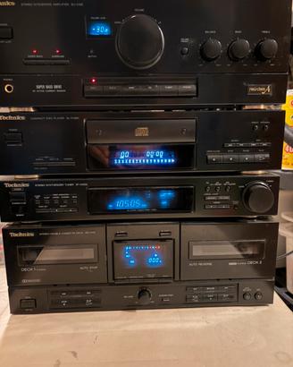 Impianto Hi-Fi Technics vintage anni '90 – SU-X102