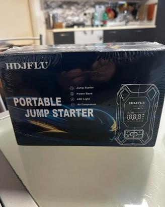 Avviatore Auto  +Compressore+Power bank+Torcia