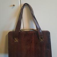 borsa donna in vera pelle di coccodrillo 