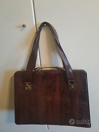 borsa donna in vera pelle di coccodrillo 