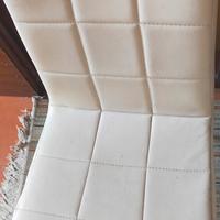 n.4 sedie ecopelle imbottite 