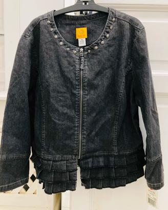 Giacca nera di jeans Ruby Rd