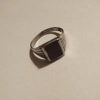 anello maschile argento e corniola