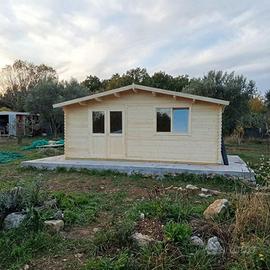 CASETTA DI LEGNO 36MQ OFFENBURG 9 - 595x595x268h