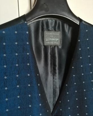 Gilet vintage marca. Archetipo-seta italiana 100%.