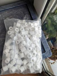 Cannolicchi per filtro acquario in busta sigillata