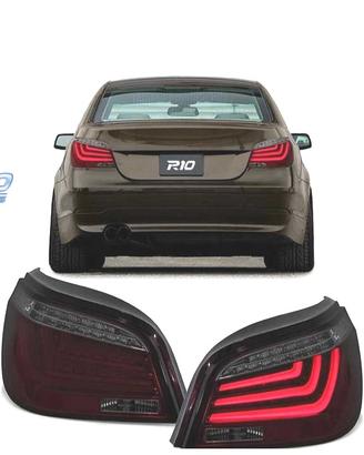 FANALI BMW E60 03-07 LED ROSSO AFFUMICATO 4 PORTE