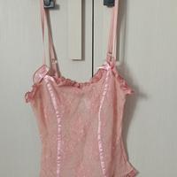 Top lingerie Fichissima pizzo taglia 38