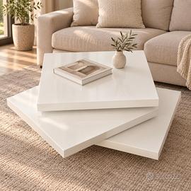 TAVOLINO DESIGN CON PIANI GIREVOLI – 50€