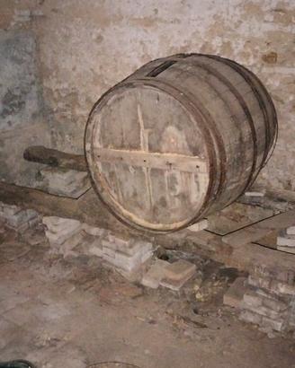 Vecchia botte in legno 