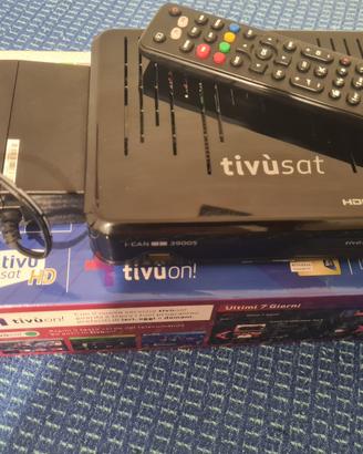 DECODER TIVU'SAT I-CAN3900S CON ACCESSORI
