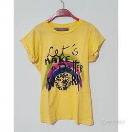 Maglia t -shirt vintage Zara gialla