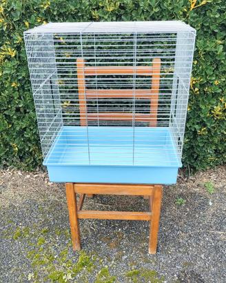 Gabbia per uccelli 60x40x66h