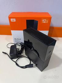 WD 12TB My Book Disco rigido desktop, USB 3.0 con