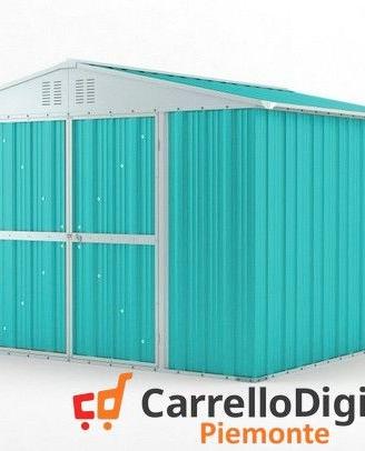 Box struttura lamiera Acciaio 327x307 azzurro