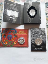 LOTTO 3 MONETE DA 1oz Ag